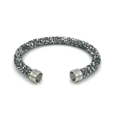 スワロフスキー SWAROVSKI クリスタルダスト バングル カフ 5255912 ブレスレット レディース【中古】