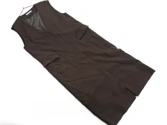 BEAUTY & YOUTH ビューティ&ユース ユナイテッドアローズ ツイード ロング ベスト sizeS/茶 ◇■ レディース