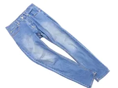 BEAMS ビームス USED加工 デニムパンツ sizeS/青 ■■ レディース