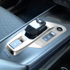 送料無料 日産 ノート E13 / オーラ 専用 シフトパネル ガーニッシュ 内装保護 中央コンソール枠 マットシルバー調 / カーボン調 1枚セット