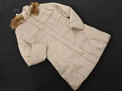 CLEAR IMPRESSION クリアインプレッション ラクーンファー 2WAY ダウン コート size2/アイボリー ◆■ レディース
