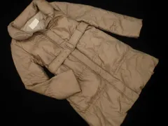 NATURAL BEAUTY ナチュラルビューティー ジップアップ ダウン コート size36/ベージュ ◆■ レディース