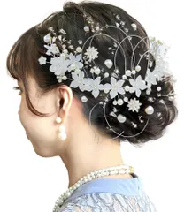 成人式 結婚式 浴衣 髪飾り ヘアアクセサリー かんざし ヘッドドレス 人気 成人式 水引 金箔 銀箔 パール 和服 七五三 卒業式 入学式 結婚式 発表会 着物 振袖 袴 結納 27点セット