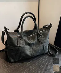 レトロトートバッグ 大容量 手提げバッグ