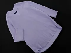 SHIPS シップス Vネック ドルマン ニット セーター ラベンダーブル－ ◇■ レディース