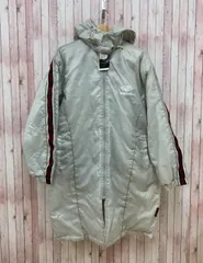 タグ付き 未使用 アンブロ UMBRO ベンチコート フード ジップアップ M グレー MR547 メンズ