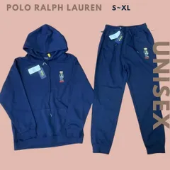 POLO Ralph Lauren ラルフローレン ポロベア フーディー フードパーカー+スウェットパンツ メンズ レディース ユニセックス パンツ セットアップ 上下セット トレーナー スウェットシャツ 長袖 ネイビー スエット