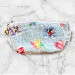 FEILER フェイラー 花柄ポーチ マチあり 小物入れ