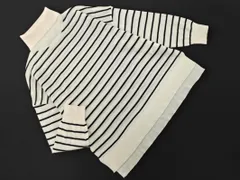 SEVENDAYS=SUNDAY セブンデイズサンデイ ボーダー タートルネック ニット セーター sizeM/白ｘ黒 ◇■ レディース