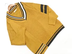 earth music&ecology アースミュージック＆エコロジー Vネック ニット セーター sizeF/マスタード ◇■ レディース