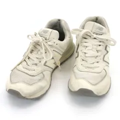 NEW BALANCE ニューバランス 574 スニーカー 24.5 ホワイト レディース 古着