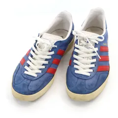 adidas アディダス ガゼル スニーカー 26 ブルー M17788 メンズ 古着