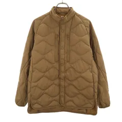 美品 UNIQLO ユニクロ ホワイトマウンテニアリング WHITE MOUNTAINEERING コラボ リサイクルハイブリッド ダウンジャケット S カーキベージュ メンズ 古着
