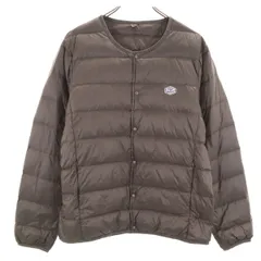 TAION タイオン ダウンジャケット L グレージュ メンズ 古着