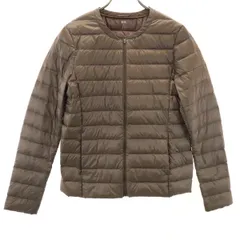 UNIQLO ユニクロ ウルトラライトダウンジャケット M ブラウン コンパクト レディース 古着