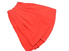 SM2 サマンサモスモス ギャザー ロング スカート sizeM/赤 ■■ レディース