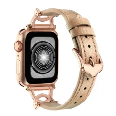 本革 アップルウォッチ用のバンド レディース 柔らかい レザー 38mm 40mm バンド 41mm 49mm 46mm Watch 45mm 44mm Apple 42mm 交換ベルト コンパチブル Watch Series [CASTLELIFE] 10/