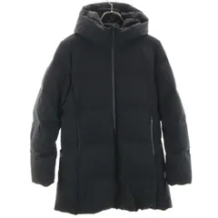 UNIQLO ユニクロ ストレッチシームレスダウンショート コート L ブラック レディース 古着