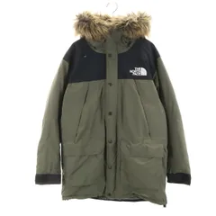 THE NORTH FACE ザノースフェイス ゴアテックス マウンテン ダウンコート L カーキ アウトドア ND91935 メンズ 古着