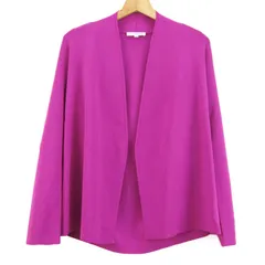 ナラカミーチェ オープンカーディガン トップス 羽織り クリーニング済み レディース 1サイズ パープル NARACAMICIE 【中古】