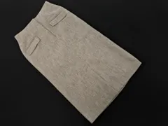 NATURAL BEAUTY BASIC ナチュラルビューティーベーシック ウール混 タイト ロング スカート sizeM/アイボリー ◇■ レディース