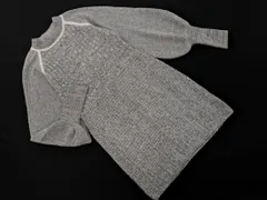 JEANASIS ジーナシス ニット ワンピース sizeF/グレー ◇■ レディース