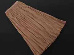 AZUL BY MOUSSY アズールバイマウジー サテン ロング スカート sizeS/ブラウン ■■ レディース