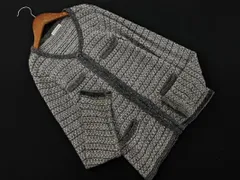 a.v.v アーヴェヴェ ニット ニット ジャケット size38/グレー ◇■ レディース