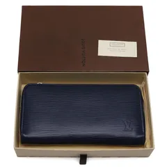 ルイヴィトン　エピ　ジッピーウォレット　アンディゴブルー　シルバー金具　長財布　M60307