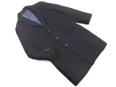 green label relaxing グリーンレーベルリラクシング ユナイテッドアローズ アルパカ混 チェスター コート sizeM/濃紺 ◇■ メンズ