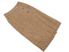 NATURAL BEAUTY BASIC ナチュラルビューティーベーシック ウール混 ロング スカート sizeM/ベージュ ◇■ レディース