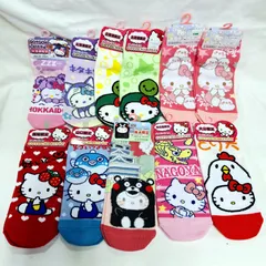 未使用★ご当地キティ 靴下 11足 ソックス レディース サンリオ まとめ売り