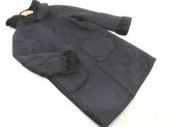 BEAUTY & YOUTH ビューティ&ユース ユナイテッドアローズ フェイクムートン フード コート sizeM/黒 ◇■ レディース