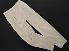 GLOBAL WORK グローバルワーク タック テーパード パンツ sizeM/ベージュ ■■ レディース