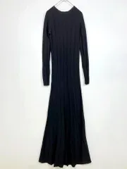美品 ZARA ザラ プリーツ ニット ワンピース sizeS/黒 ■■レディース