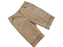 COMME CA ISM コムサイズム ウール混 ラメ ハーフ パンツ sizeM/ベージュ ◇■ レディース