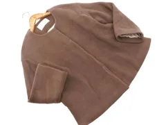 NATURAL BEAUTY BASIC ナチュラルビューティーベーシック ウール混 ノーカラー ジャケット sizeM/茶 ◇■ レディース