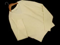 earth music&ecology アースミュージック＆エコロジー Vネック ニット セーター sizeF/アイボリー ◇■ レディース