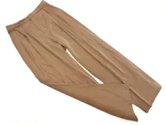 BEAUTY & YOUTH ビューティ&ユース ユナイテッドアローズ タック ワイド パンツ sizeL/茶 ■■ レディース