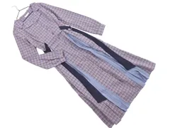 REDYAZEL レディアゼル チェック プリーツ 切替 ワンピース size2/ラベンダー ◇■ レディース