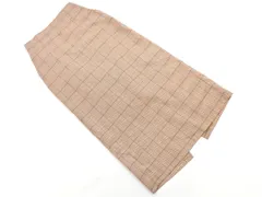 FREE'S MART フリーズマート グレンチェック ロング タイト スカート sizeFR/オフホワイトブラウン ■■ レディース