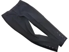 green label relaxing グリーンレーベルリラクシング ユナイテッドアローズ 裾ボタン テーパード パンツ size40/紺 ■■ レディース