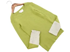 CIAOPANIC TYPY チャオパニックティピー 切替 リブ ニット セーター sizeone/黄緑 ◇■ レディース