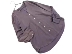 CLEAR IMPRESSION クリアインプレッション Vネック ブラウス シャツ sizeF/紫 ◇■ レディース