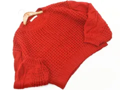 Bou Jeloud ブージュルード ケーブル編み ニット セーター sizeF/赤 ◇■ レディース