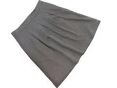 KUMIKYOKU 組曲 タック Aライン 台形 スカート size2/グレー ■■ レディース