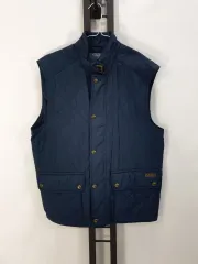 ポロ ラルフローレン キルティング ベスト 軽量 ダウン ベスト ネイビー m