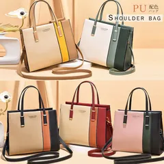 ショルダーバッグ 配色ショルダーバッグ 2way 斜め掛け
