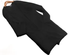 theory セオリー コットン ニット ロング カーディガン sizeS/黒 ■◇ レディース