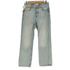 ザラ ZARA TRF ミッドライズワイドレッグデニムパンツ レディース  28